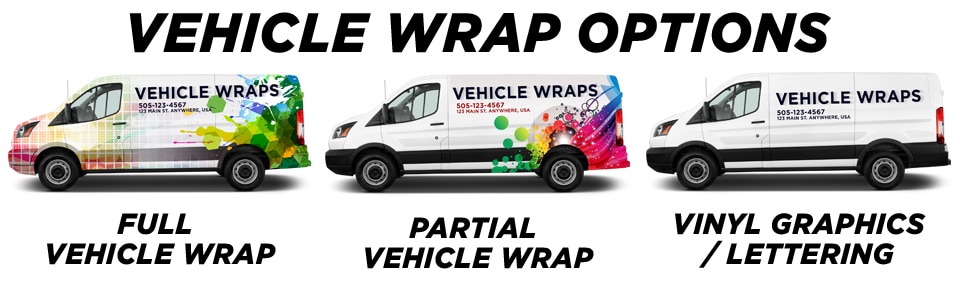 Whiteside Vehicle Wraps vehicle wrap options